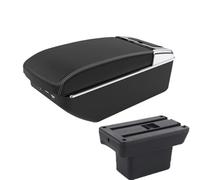 YUQUDGELKY Para Baojun Para Yep Auto Caja Reposabrazos Accesorios Detalles Interiores Caja De Almacenamiento Piezas De Renovación(A3 Negro blanco 7USB)