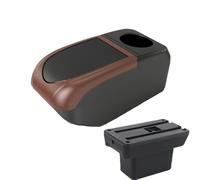 YUQUDGELKY Para Baojun Para Yep Auto Caja Reposabrazos Accesorios Detalles Interiores Caja De Almacenamiento Piezas De Renovación(B3 Brown frame 6USB)