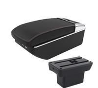 YUQUDGELKY Para Baojun Para Yep Auto Caja Reposabrazos Accesorios Detalles Interiores Caja De Almacenamiento Piezas De Renovación(A1 Negro rojo 7USB)