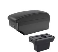 YUQUDGELKY Para Baojun Para Yep Caja De Brazo Auto Accesorios Auto Detalles Interiores Caja Almacenamiento Piezas Retrofit(A2 Black line7 USB)