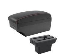 YUQUDGELKY Para Baojun Para Yep Caja De Brazo Auto Accesorios Auto Detalles Interiores Caja Almacenamiento Piezas Retrofit(A1 Negro rojo 7USB)