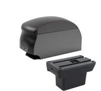 YUQUDGELKY Para Baojun Para Yep Caja De Reposabrazos Auto Accesorios Auto Detalles Interiores Caja De Almacenamiento Piezas De Retrofit(B1 Black Red double)