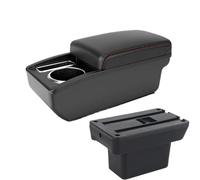 YUQUDGELKY Para Baojun Para Yep Caja Reposabrazos Auto Accesorios Coche Detalles Interiores Almacenamiento Piezas Retrofit(A1 Negro rojo SIN USB)