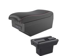 YUQUDGELKY Para Baojun Para Yep Reposabrazos Accesorios Coche Detalles Interior Caja Almacenamiento Piezas Retrofit(A1 Negro rojo 7USB)