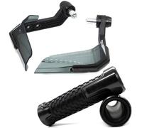 YUQUDGELKY para Benelli 502c TRK 502 502x 251 para Leoncino BJ 500 250 TNT125 300 600 Protector De Manillar Motocicleta Manos Accesorios para Parabrisas(Negro)