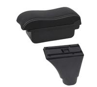 YUQUDGELKY Para C&hevrolet Para Kalos Caja De Reposabrazos Para C&hevrolet Para Nexia Caja De Almacenamiento Reposabrazos Auto Consola Central(A white line No USB)