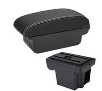 YUQUDGELKY Para C&hevrolet Para NIVA Reposabrazos Piezas Retrofit Caja Reposabrazos Auto Caja Almacenamiento Accesorios Interior Auto Interfaz USB(B3 Negro blanco 3USB)