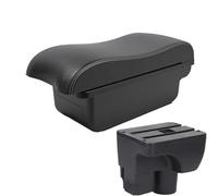 YUQUDGELKY Para C&hevrolet Para Sail 3 Para Aveo 3 Reposabrazos De Coche Piezas De Retrofit Caja De Almacenamiento Decoración Accesorio Coche(A3 Black white NO USB)