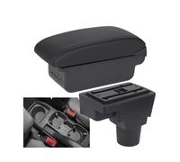 YUQUDGELKY Para C&hevrolet Para Sonic Para Aveo Para Lova T250 T300 Reposabrazos Auto Caja Almacenamiento Interior Accesorios Auto(B2 línea negra 3USB)