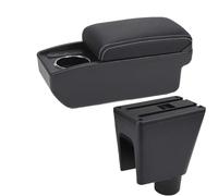 YUQUDGELKY Para C&hevrolet Para Spark Caja Reposabrazos Para C&hevrolet Para Spark 3 III Para Aveo T200 Caja Almacenamiento Auto Portavasos(B3 Negro blanco 6USB)