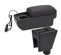 YUQUDGELKY Para C&hevrolet Para Spark Caja Reposabrazos Para C&hevrolet Para Spark 3 III Para Aveo T200 Caja Almacenamiento Auto Portavasos(A1 Carga rápida)