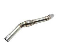 YUQUDGELKY Para CFMOTO NK400 NK650 NK 650 Sistema De Escape Deslizante Para Motocicleta De 51 Mm Silenciador Modificado Tubo De Conexión Central Codo