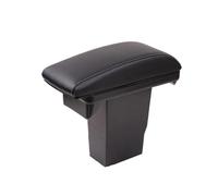 YUQUDGELKY Para Citroen C3-XR 2017 2018 2019 Caja Reposabrazos Auto 3 USB Caja Almacenamiento Central De Cuero Accesorios(A3 Black white NO USB)