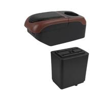 YUQUDGELKY Para Citroën Para Berlingo Reposabrazos Coche Retrofit Caja Almacenamiento Accesorios Auto Detalles Interiores(Black Curry)