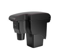 YUQUDGELKY Para F&ord Para Focus 2 Caja De Reposabrazos Para F&ord Para Focus Mk2 Reposabrazos De Coche Consola Central Caja De Almacenamiento Cuero(A1 genuine leather)