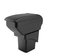 YUQUDGELKY Para F&ord Para Focus 2 Caja De Reposabrazos Para Focus 2 Mk2 Reposabrazos De Coche Caja De Almacenamiento Central Soporte De Brazo(A1 Negro rojo SIN USB)