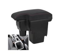 YUQUDGELKY Para F&ord Para Focus Mk2 Auto Reposabrazos Consola Central Caja De Almacenamiento Piel Soporte Detalles Interiores(B1 genuine cowhide 3USB)