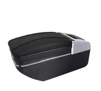YUQUDGELKY Para Fiat Para Grande Para Punto Caja De Descansabrazos Para Punto Caja De Descansabrazos Coche Almacenamiento Central Interior Retrofit Con USB(A2 línea negra Sin USB)