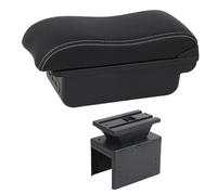 YUQUDGELKY Para Fiat Para Grande Para Punto Caja De Reposabrazos Para Fiat Para Punto Caja De Reposabrazos De Coche Caja De Almacenamiento Central Con USB(Línea Blanca C2)
