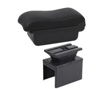 YUQUDGELKY Para Fiat Para Grande Para Punto Caja De Reposabrazos Para Fiat Para Punto Caja De Reposabrazos De Coche Caja De Almacenamiento Central(A2 línea negra Sin USB)
