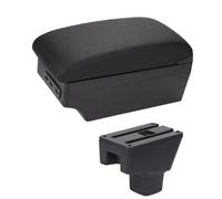 YUQUDGELKY Para Fiat Para Sedici Caja De Descansabrazos Central Almacenar Contenido Caja De Almacenamiento Caja De Descansabrazos Con Portavasos Interfaz USB(C2 línea negra 7USB)