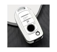 YUQUDGELKY Para FIAT Para Tipo Para Toro Para Nuovo Para Freedom Para Doblo Para Argo Para Grazie Funda Carcasa Llave Plegable TPU Cubierta(BLANCO)
