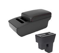 YUQUDGELKY Para Fit Para Jazz 2 2008 2009 2010 2011 2012 2013 2014 Caja De Brazo De Coche Almacenamiento De Brazo(A1 red Tissue Box)