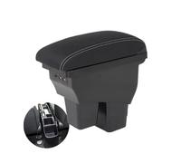 YUQUDGELKY Para Fit Reposabrazos Para Jazz Para WRV Caja Reposabrazos Auto 2015-2020 Kit Retrofit Caja Almacenamiento Interior 3USB(A3 Cuero artificial)