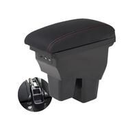 YUQUDGELKY Para Fit Reposabrazos Para Jazz Para WRV Caja Reposabrazos Auto 2015-2020 Kit Retrofit Caja Almacenamiento Interior 3USB(A1 Cuero artificial)