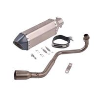 YUQUDGELKY Para GROM MSX125 MSX-125 MSX 125 SF 2013-2021 Tubo De Enlace Delantero Con Silenciador DB Killer Sistema De Escape Para Motocicleta(Style E)