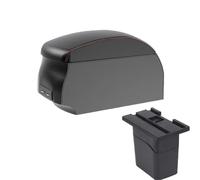 YUQUDGELKY Para Holden Para Cruze Caja Reposabrazos Auto Caja Almacenamiento Reposabrazos Piezas Retrofit Detalles Interiores Accesorios Auto(A1 Black leather)