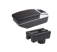YUQUDGELKY Para Hyundai Para Accent Para Tagaz Caja De Descansabrazos Para Coche, Piezas Interiores Caja De Almacenamiento Central(Una línea roja SIN USB)