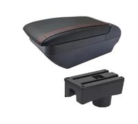 YUQUDGELKY Para Hyundai Para Accent Para Tagaz Caja De Descansabrazos Para Coche, Piezas Interiores Caja De Almacenamiento Central(F línea roja Sin USB)
