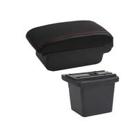YUQUDGELKY Para Hyundai Para Elantra Para Touring I30 FD I30cw 2007 2008 2009 2010 2011 Descansabrazos De Auto Caja De Almacenamiento(Una línea roja SIN USB)