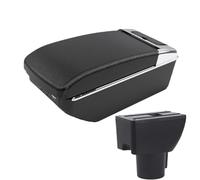 YUQUDGELKY Para Hyundai Para Getz Caja De Reposabrazos Reposabrazos Auto Refuerzo Elevación Brazo(A3 Negro blanco 7USB)