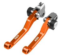 YUQUDGELKY Para Kawasaki KLX450R 2008-2009 Manetas De Embrague Y Freno Pivotantes Para Motocross(Naranja)