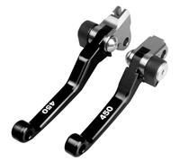 YUQUDGELKY Para Kawasaki KLX450R 2008-2009 Manetas De Embrague Y Freno Pivotantes Para Motocross(NEGRO)