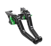 YUQUDGELKY Para Kawasaki Para Vulcan S 650 2015-2022 Manetas De Freno Y Embrague Ajustables Para Motocicleta(Negro verde)