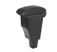 YUQUDGELKY Para Kia Para Morning Reposabrazos Para Picanto Reposabrazos Auto Piezas Interiores Piezas Retrofit Caja De Almacenamiento Central(A1 Black red leather)