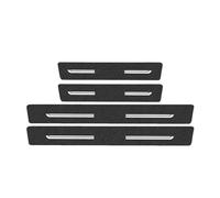 YUQUDGELKY para Kia para Niro Coche Parachoques Trasero Maletero Antiarañazos Protector Tira Cubierta Guardia Pegatina Umbral Placa Accesorios(4 Piezas de umbral de Puerta)