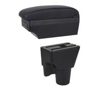YUQUDGELKY Para KIA Para Picanto Reposabrazos Central Caja De Almacenamiento Central Con Portavasos Productos Accesorio Estilo Interior Coche(Línea negra E1)