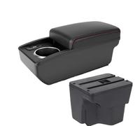 YUQUDGELKY Para Kia Para Rio 3 K2 Caja De Brazo Puerto De Carga USB Porta Vasos Accesorios Caja De Almacenamiento Modificación Interior(B1 Red line 6 usb)