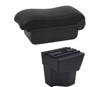 YUQUDGELKY Para KIA Para Rio 5 2012 2013-2019 Caja De Reposabrazos Auto Reposabrazos De Piel Caja Almacenamiento Consola Central(B2 Línea Negra)