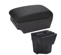 YUQUDGELKY Para KIA Para Rio 5 Reposabrazos 2014-2019 Repuestos Reposabrazos Auto Caja De Almacenamiento Accesorios Auto Interior(A2 Black line 7USB)
