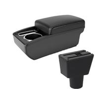 YUQUDGELKY Para Lada Para Xray Caja Reposabrazos Caja De Almacenamiento Reposabrazos Central Auto Universal Con Interfaz De Carga USB(A2 línea negra Sin USB)
