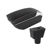 YUQUDGELKY Para LADA Para XRAY Reposabrazos Coche Caja De Almacenamiento Central Interior Retrofit Con USB Accesorios Coche(A1 Negro rojo 7USB)