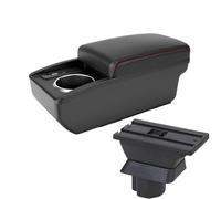 YUQUDGELKY Para Mazda 2 Caja De Brazo Para Demio Caja De Brazo De Coche Caja De Almacenamiento Central Accesorios(B1 Red line 6 usb)