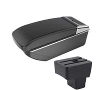 YUQUDGELKY Para Mazda 2 Skyactiv Versión Para CX-3 Caja De Brazo Retrofit Caja De Almacenamiento De Brazo De Auto Accesorios De Auto(B2 línea negra SIN USB)