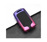 YUQUDGELKY Para Mazda 3 Para Alexa CX-30 CX-5 CX-3 CX-8 CX-9 Aleación Funda Para Llave De Coche Cubierta Protectora Accesorios Keyless(Púrpura,2 botones)