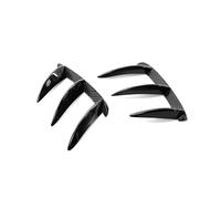 YUQUDGELKY para Mercedes para Benz W176 A200 A250 A260 A45 AMG 2013-2018 Alerón Lateral Parachoques Trasero De Divisor Cubierta Ventilación Accesorios(Negro Brillante)